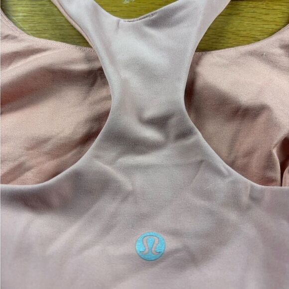 Lululemon Wunder Train Sports Bra Pink Savannah size 8 - Picture 5 of 9